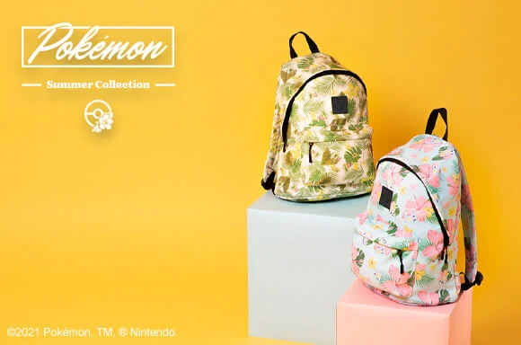 POKEMON SUMMER RUCKSACKS & TOTE BAGS