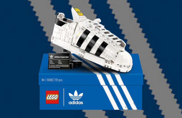 LEGO ADIDAS SUPERSTAR SCHUH