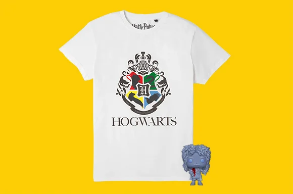 Harry Potter EXC T-Shirt & Pop Bundle + GRATIS Geschenk