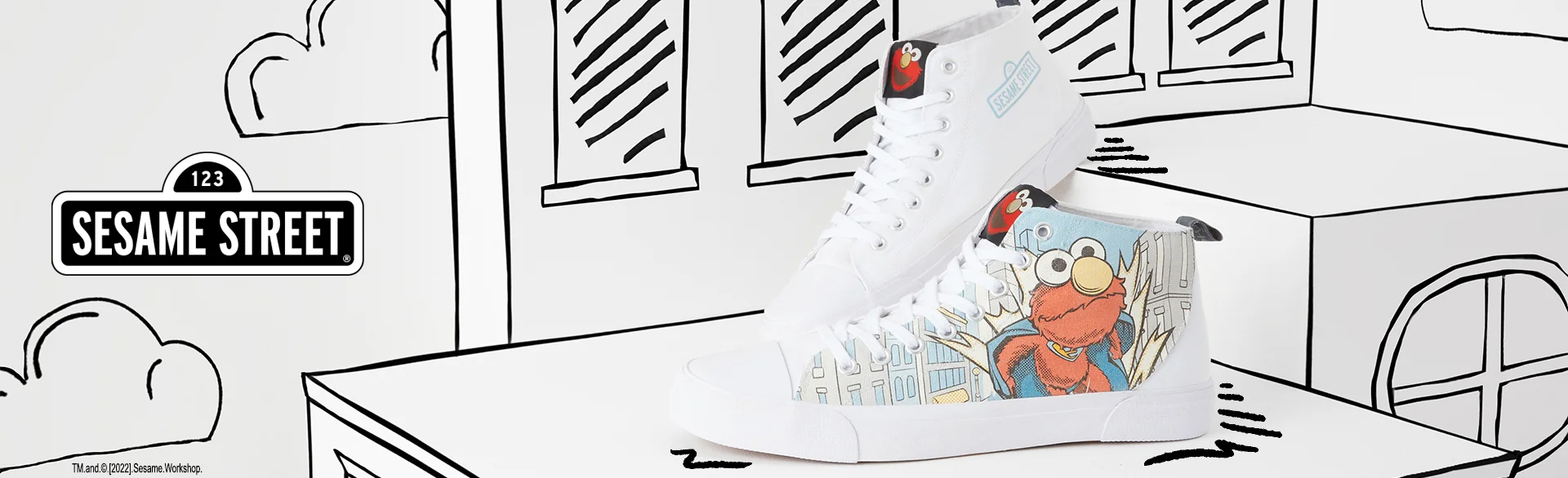 Sesame Street Clothing Adults Banner