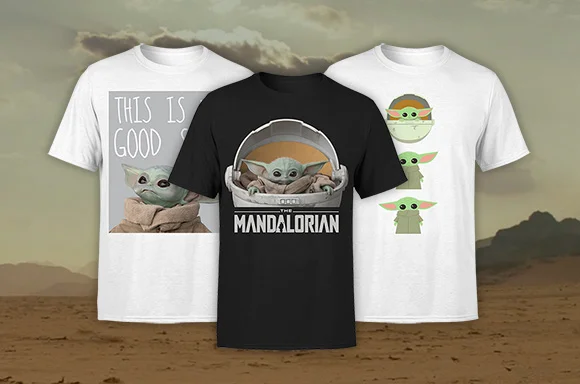 BABY YODA & MANDALORIAN T-SHIRTS