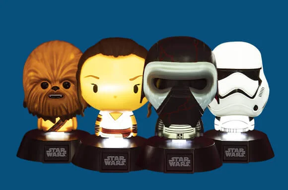 LAMPEN ICON STAR WARS : 3 für 34€ !