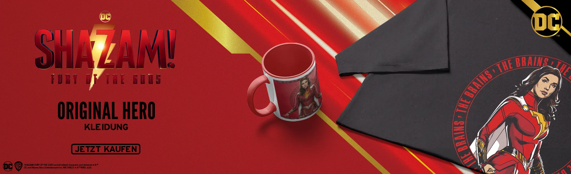 Shazam Kleidungskollektion