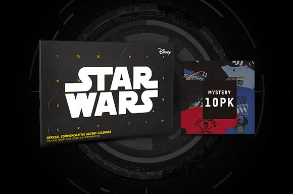 10 GRATIS T-SHIRTS MIT STAR WARS ADVENTSKALENDER