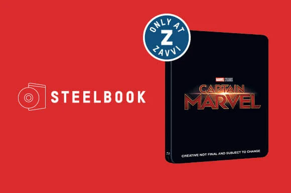 CAPTAIN MARVEL<br> 3D & 4K UHD STEELBOOKS</br>