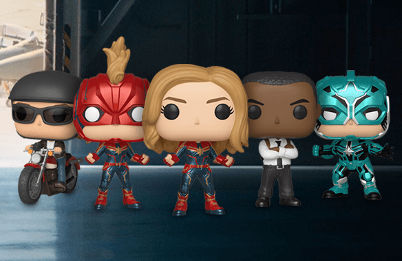 CAPTAIN MARVEL POP! VINYL 3 FÜR 35,99€