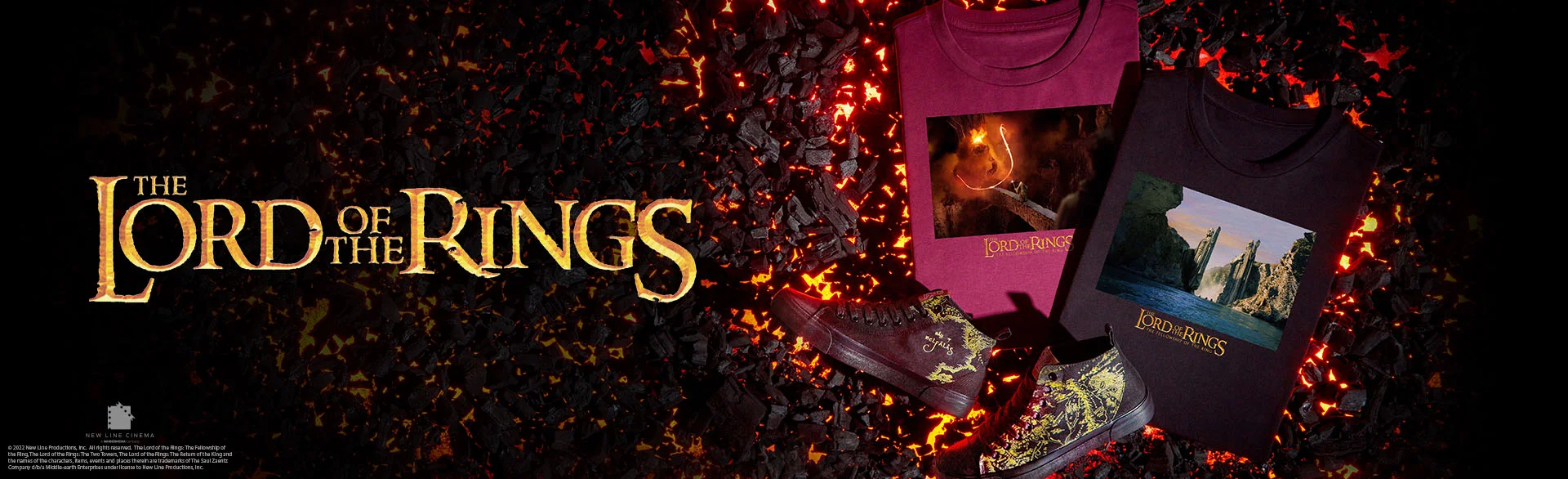 lord of the rings collection banners