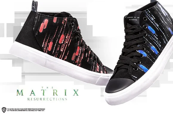 AKEDO X Matrix 4 Signature High Top - Black / White