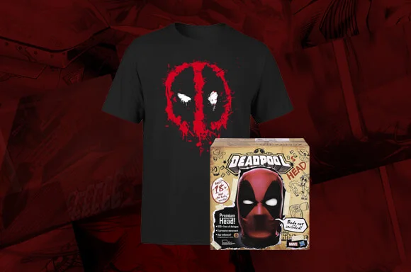 Hasbro Deadpool’s Head & T-Shirt Bundle