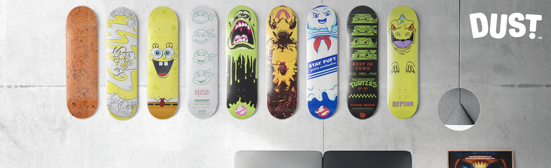 DUST SKATEBOARD DECKS